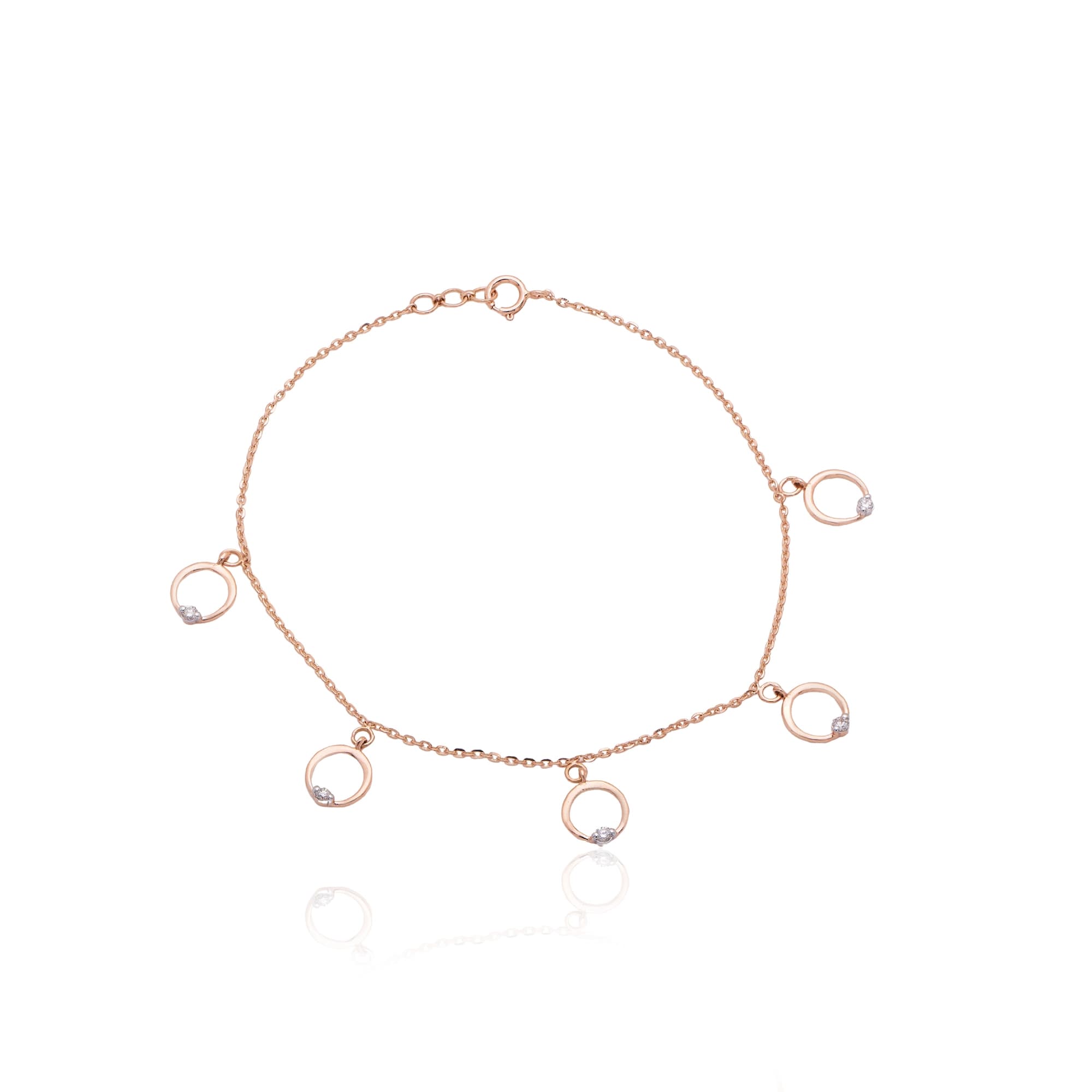 Rose Gold Diamond Bracelet thumbnail 2
