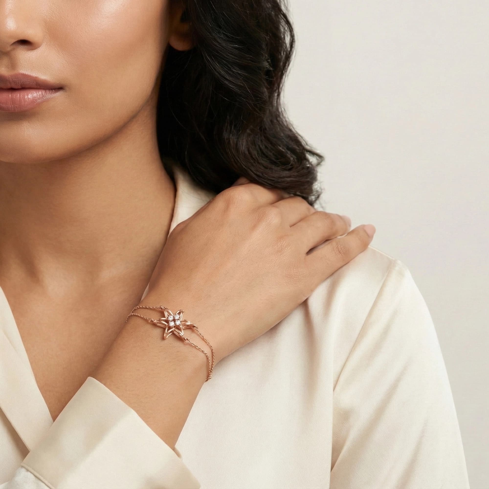 Rose Gold Diamond Bracelet thumbnail 3