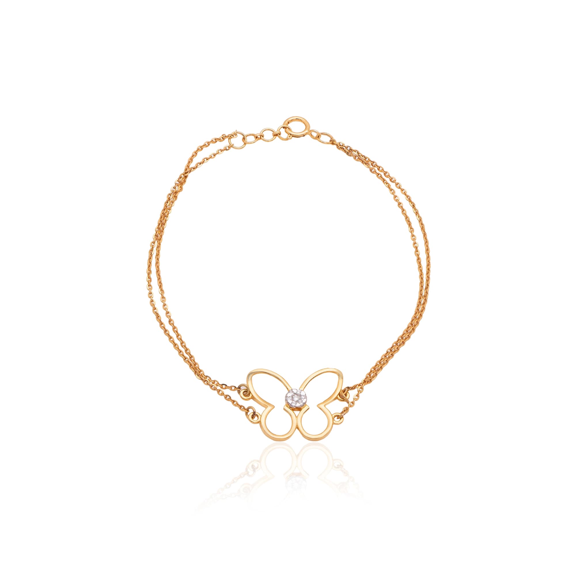 Yellow Gold Diamond Bracelet thumbnail 2