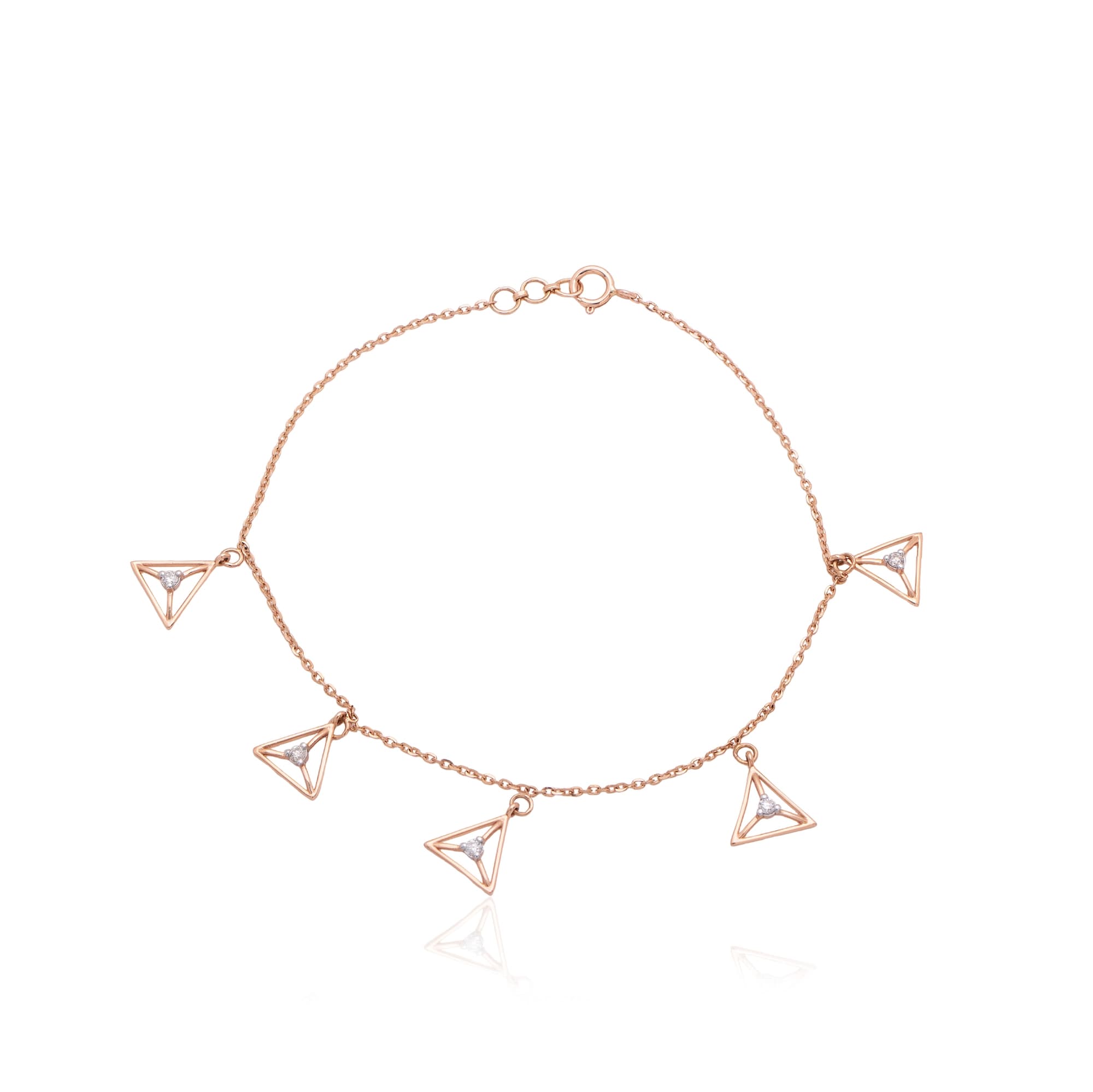 Rose Gold Diamond Bracelet thumbnail 2