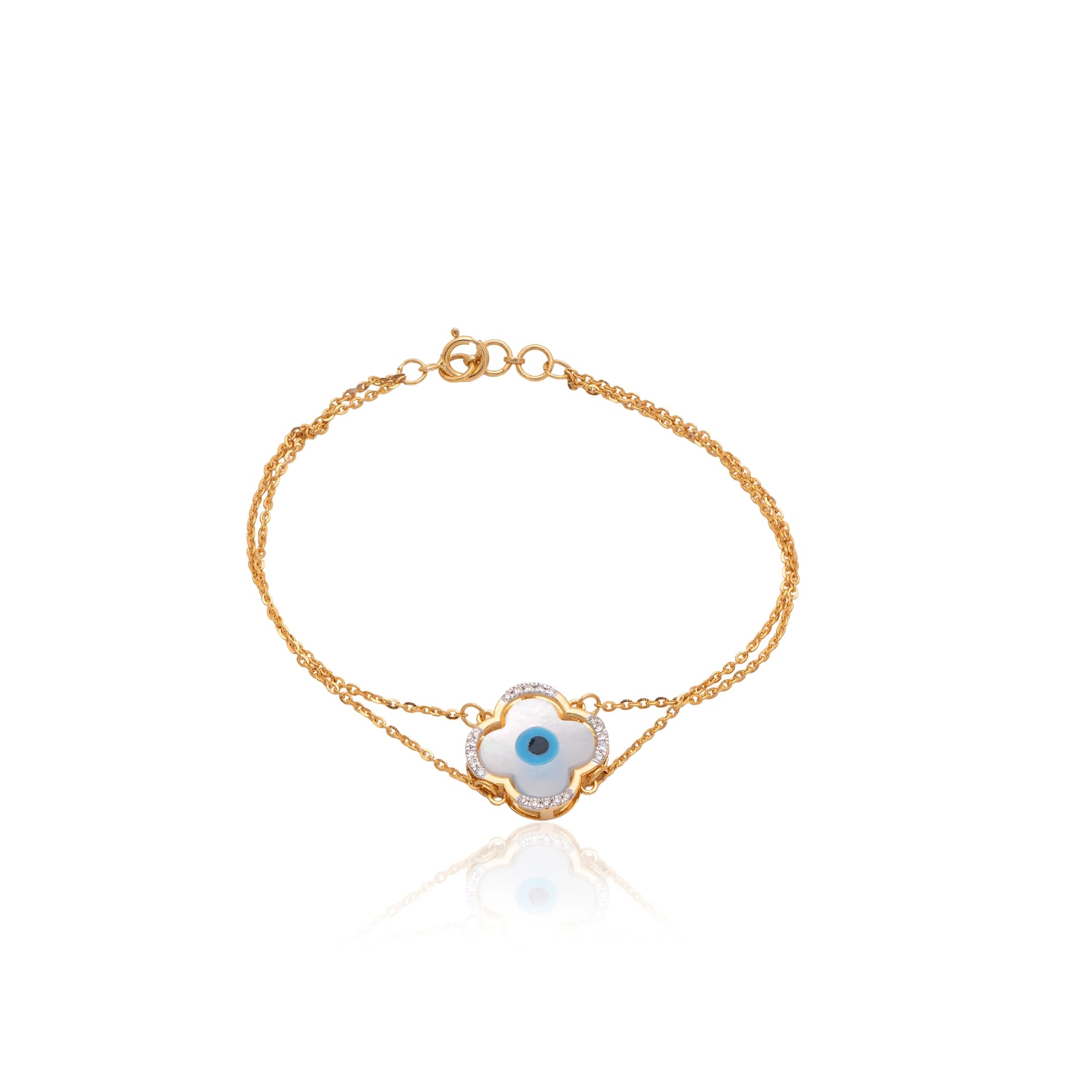Yellow Gold Diamond Bracelet thumbnail 2