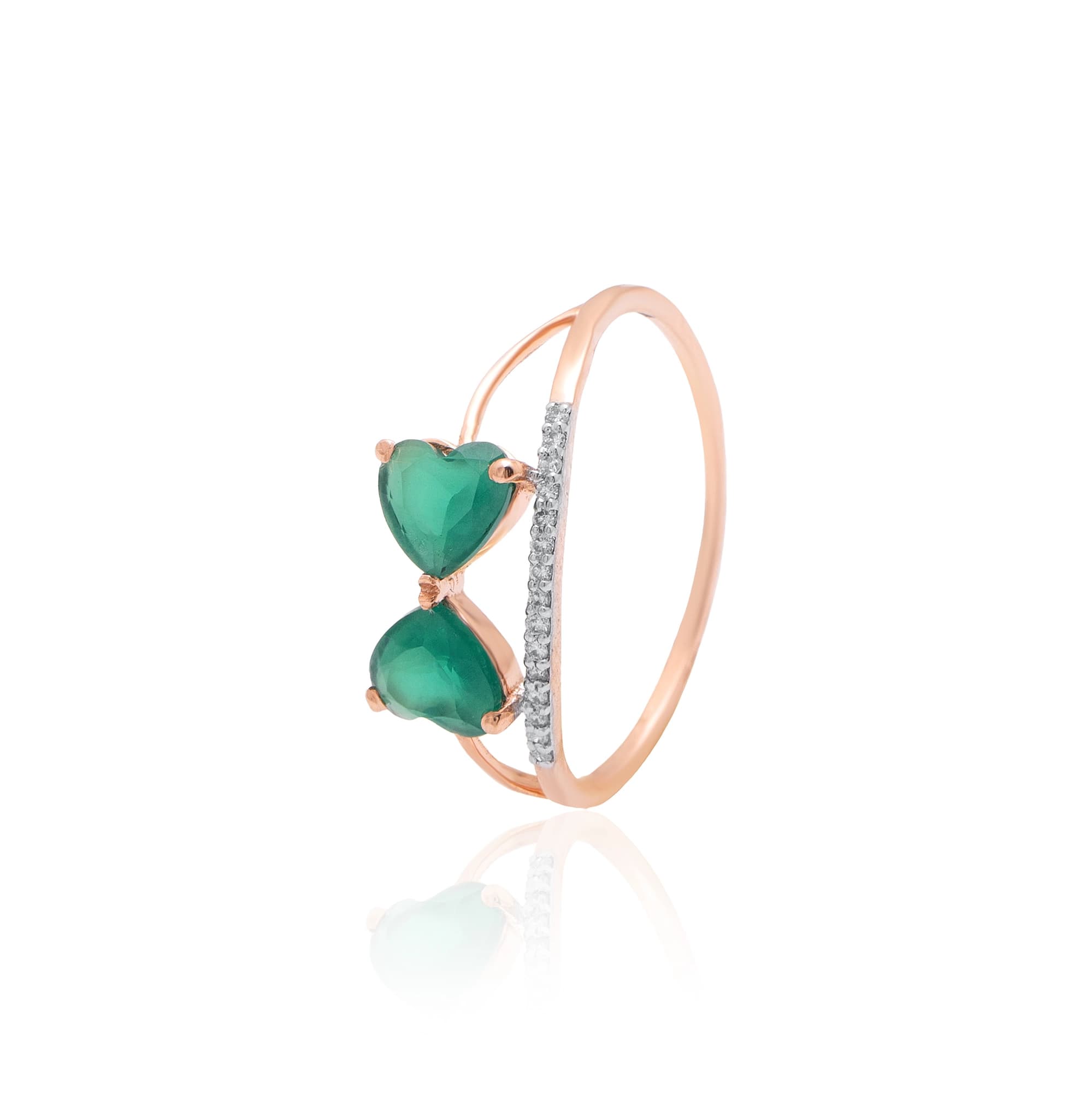 Rose Gold Diamond Ring thumbnail 3