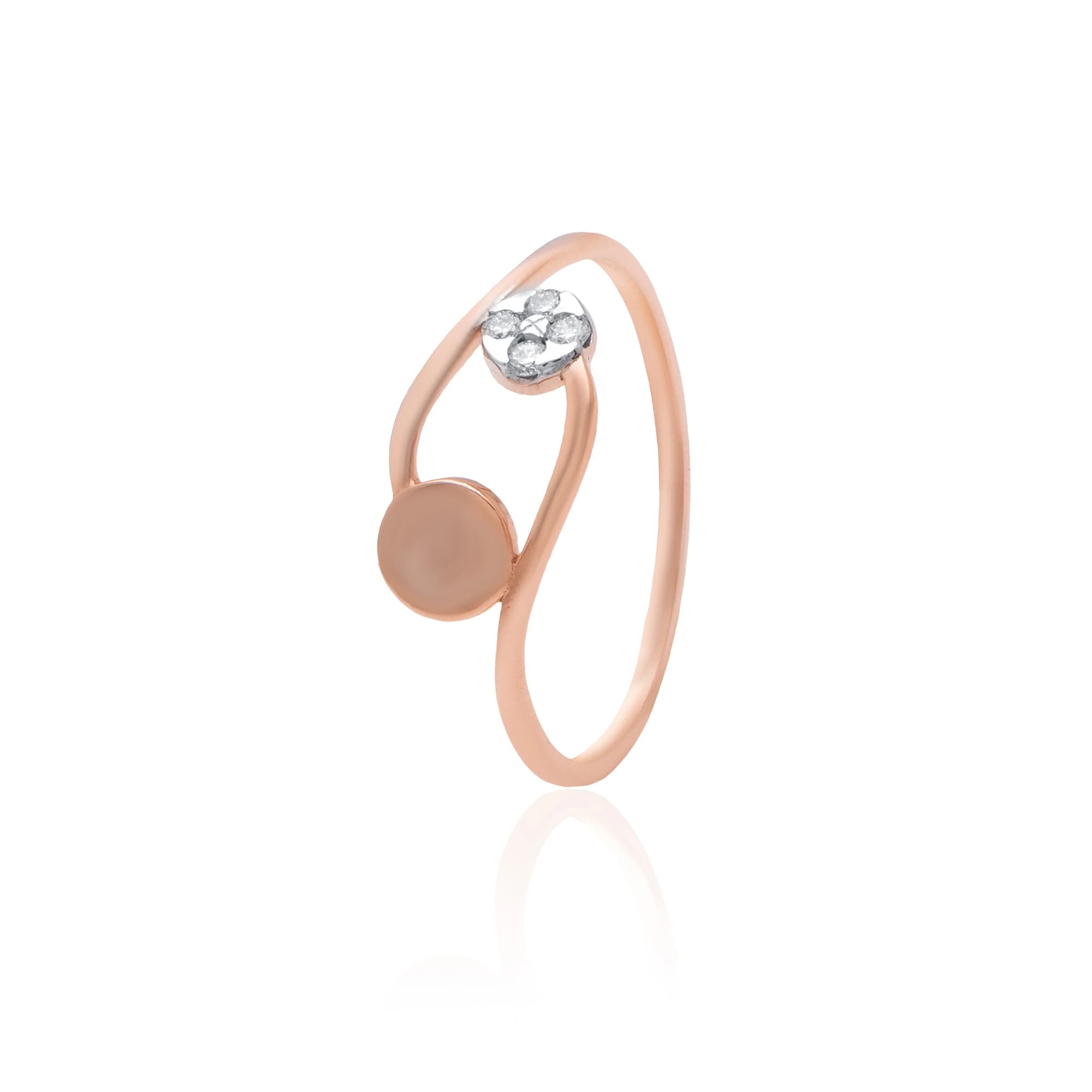 Rose Gold Diamond Ring thumbnail 3