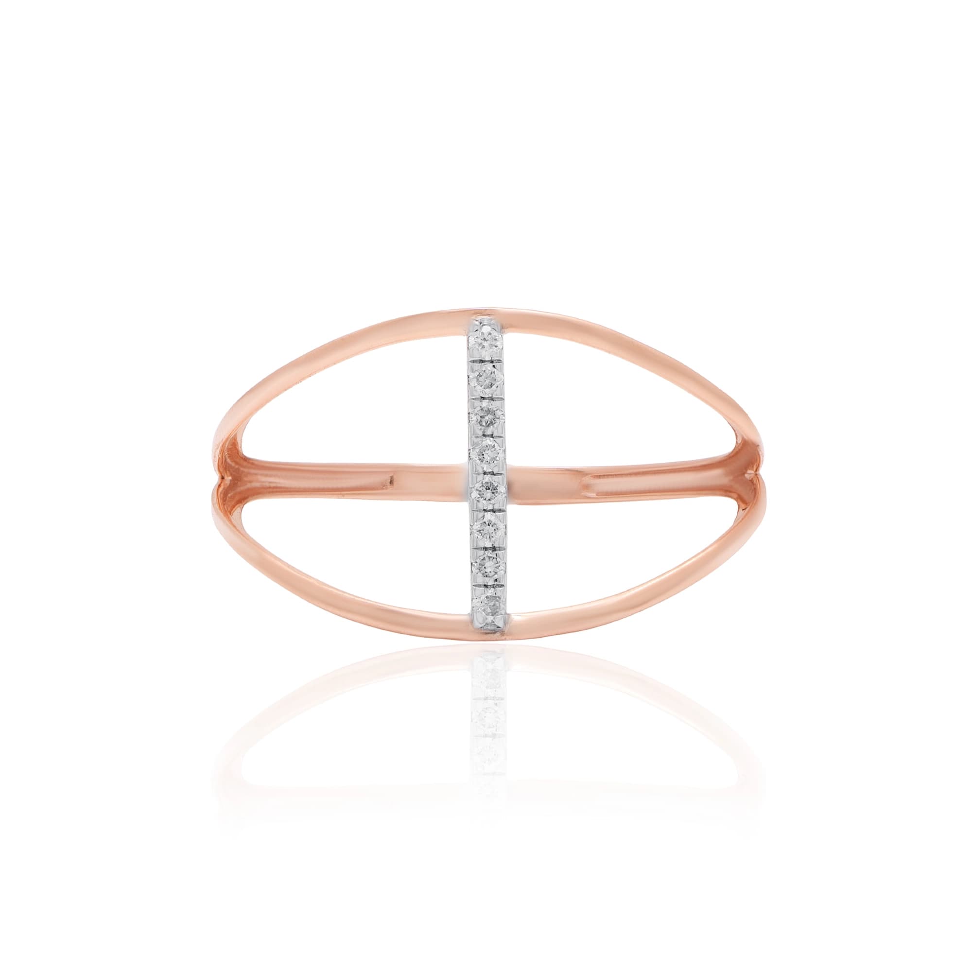 Rose Gold Diamond Ring