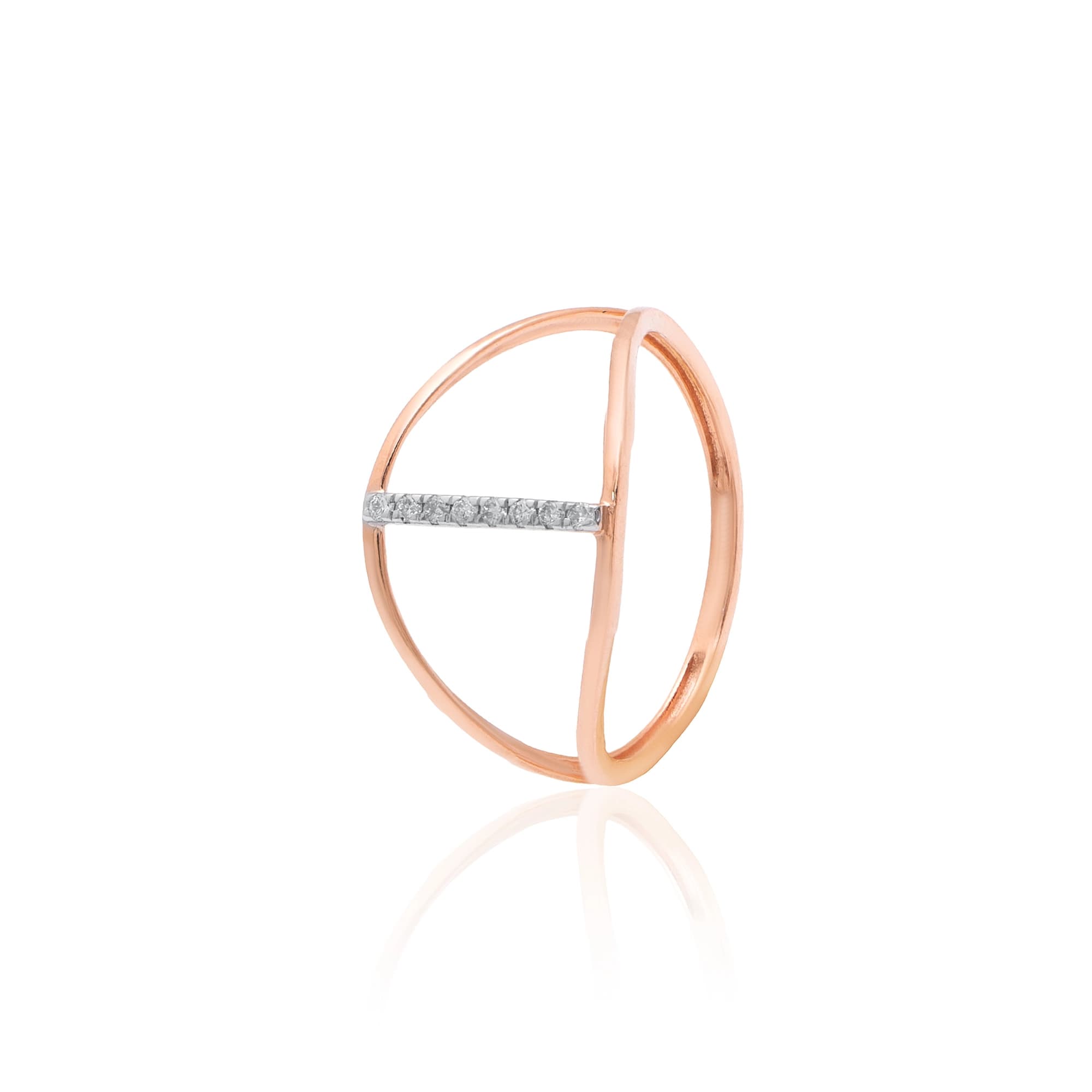 Rose Gold Diamond Ring thumbnail 3