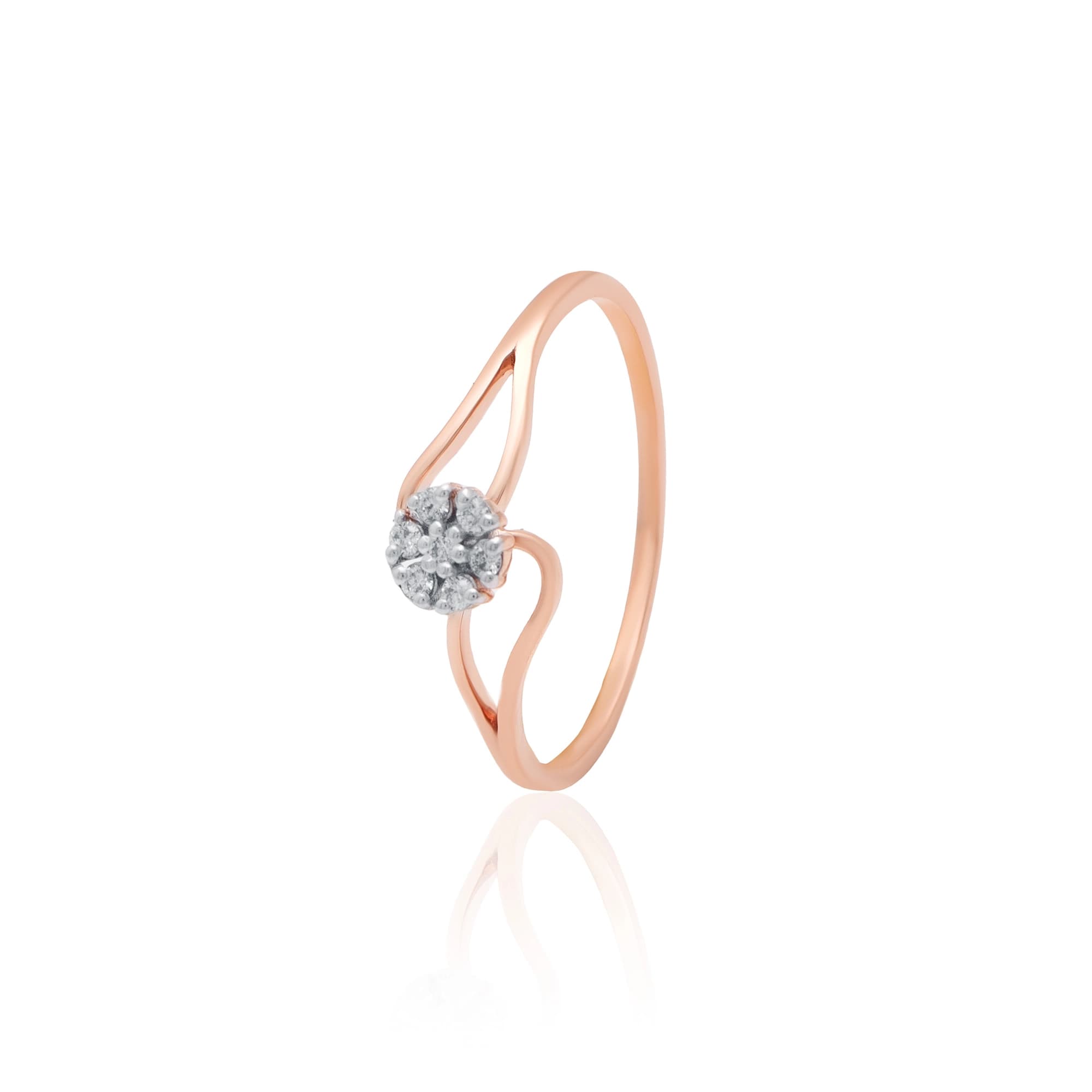 Rose Gold Diamond Ring thumbnail 3