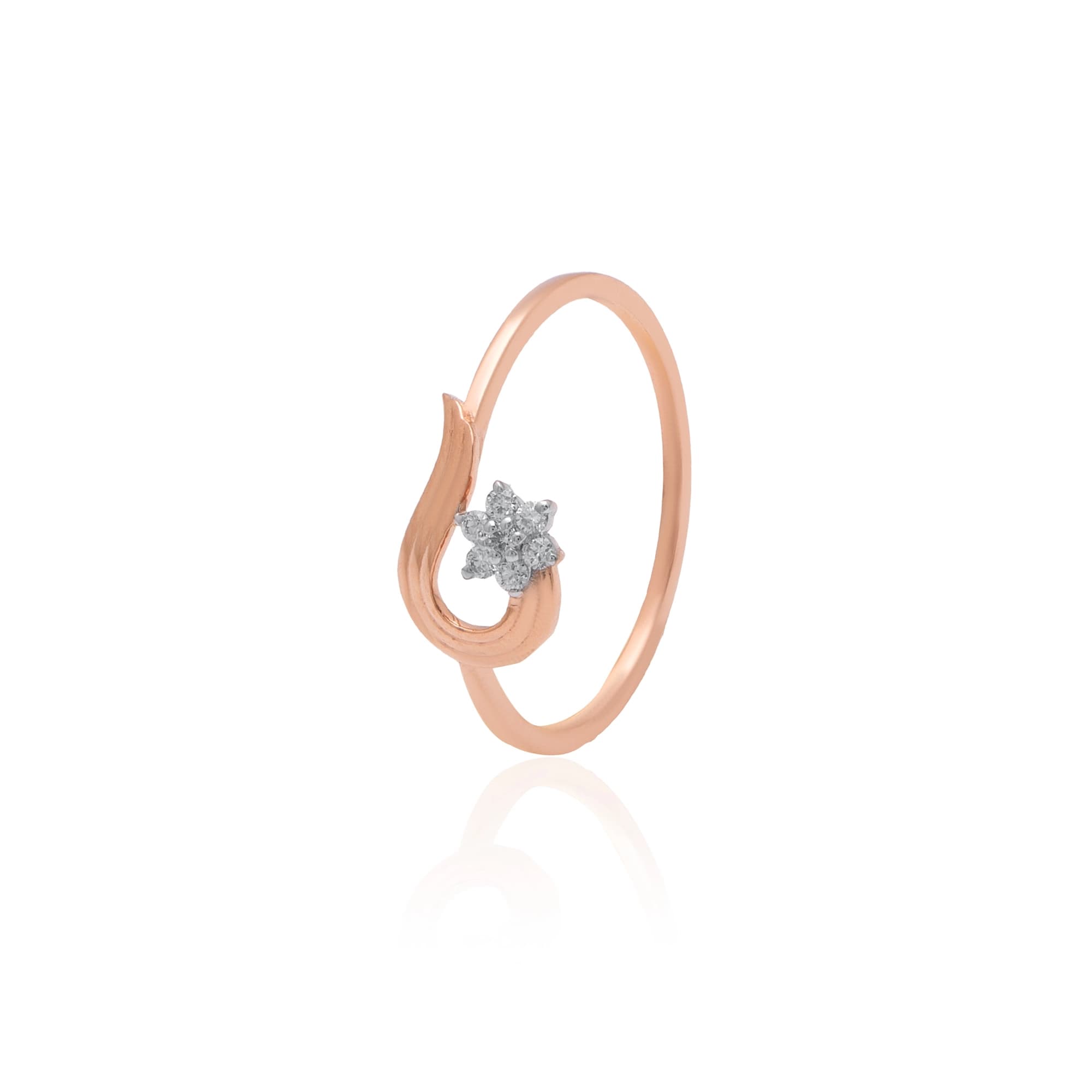 Rose Gold Diamond Ring thumbnail 3