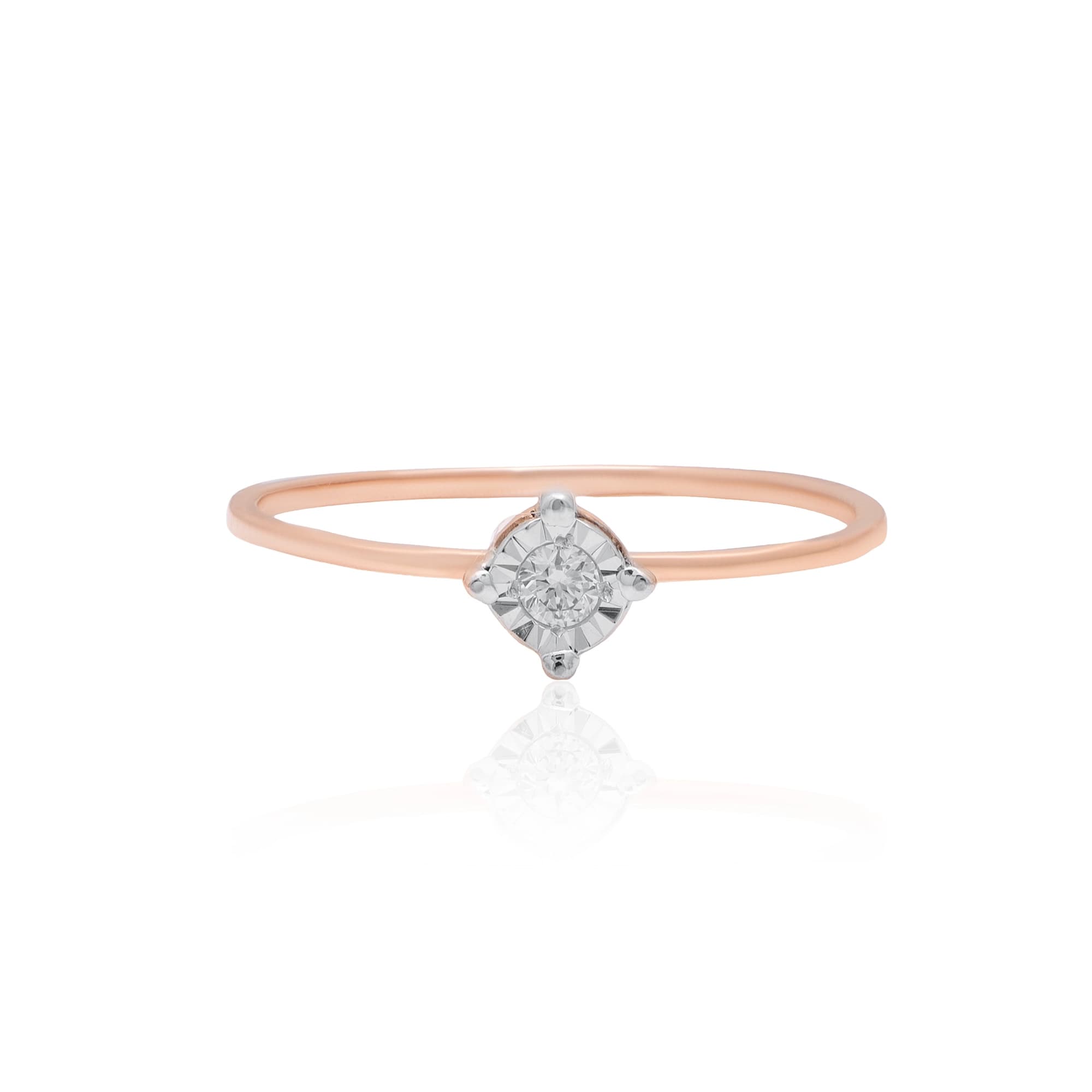 Rose Gold Diamond Ring