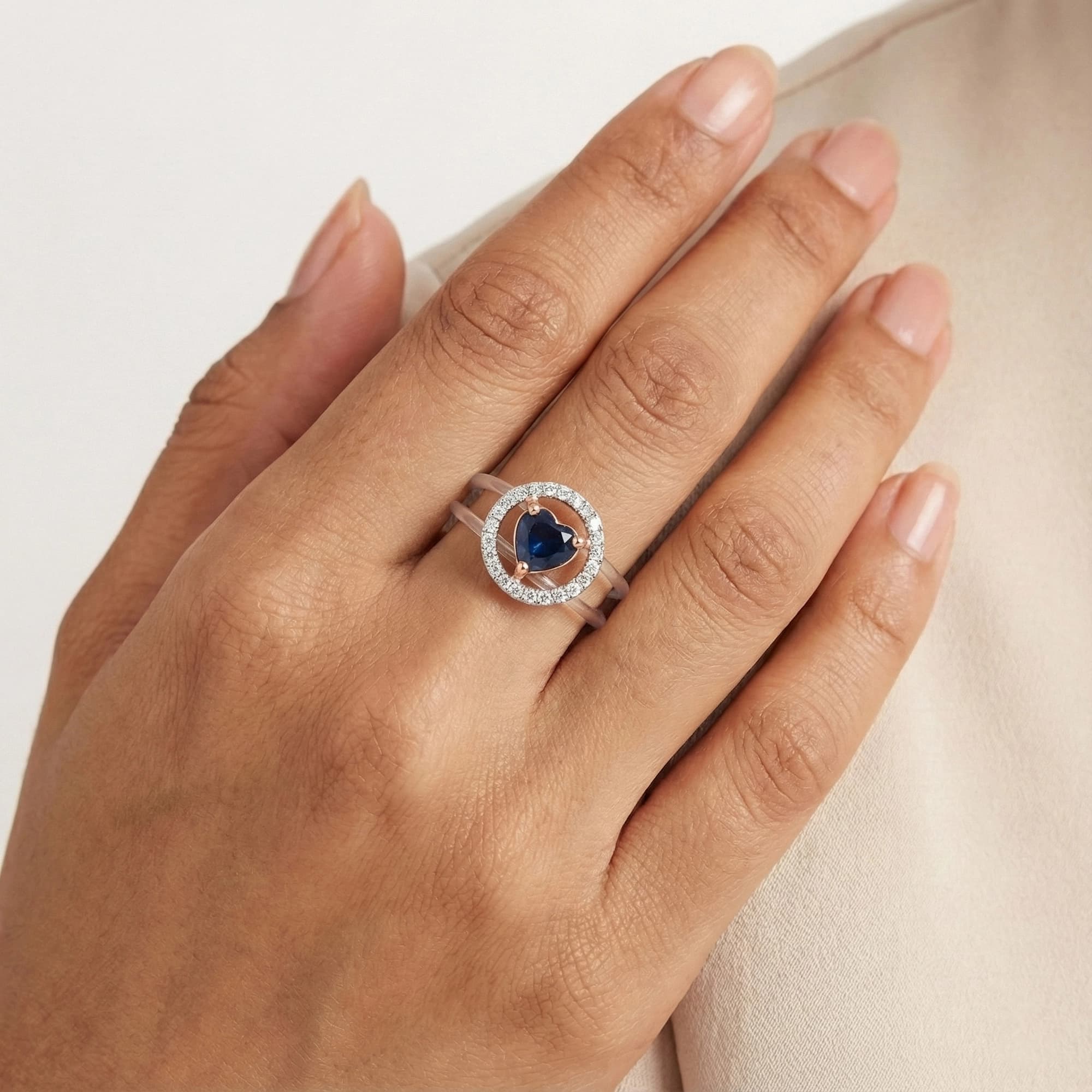 Rose Gold Diamond Ring thumbnail 2