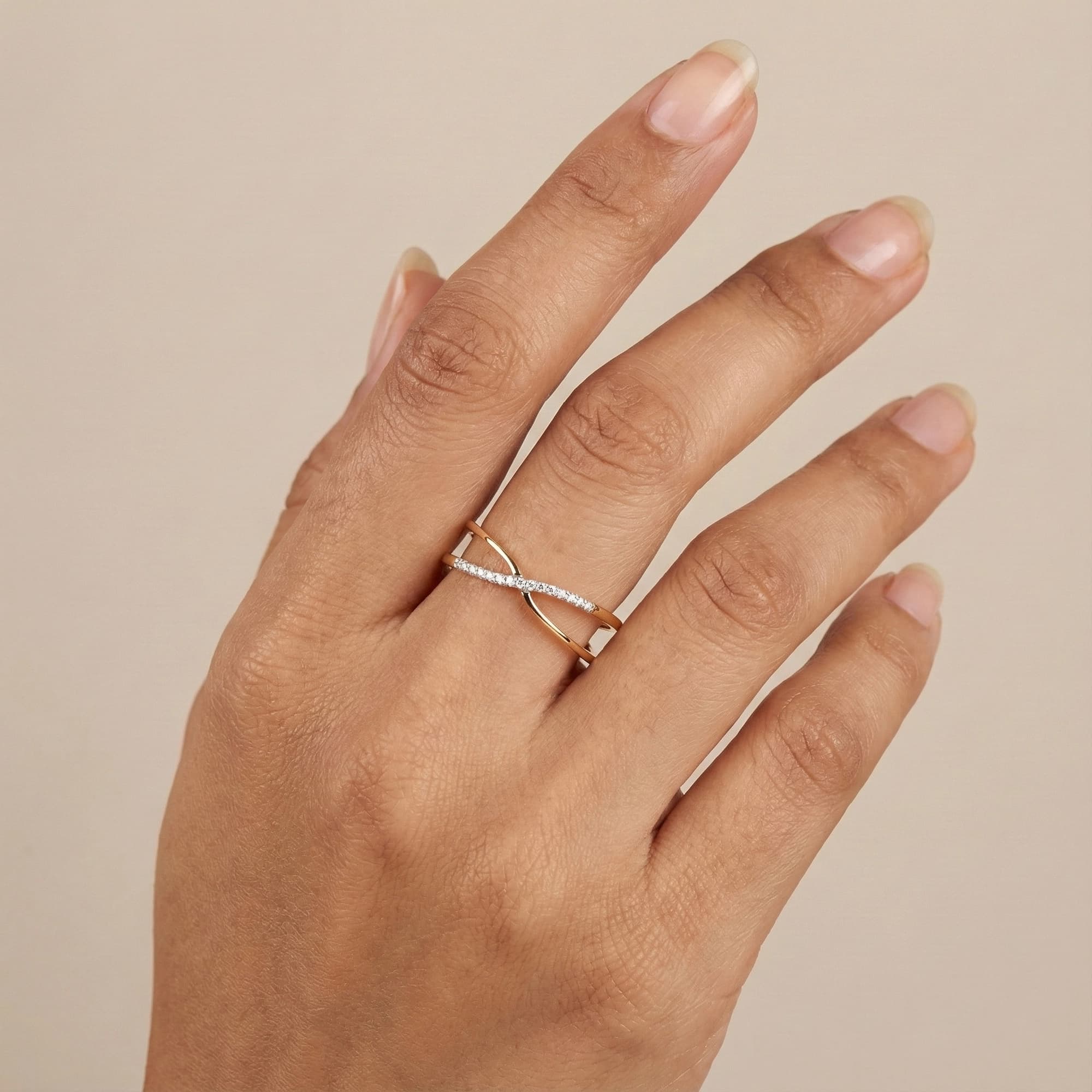 Yellow Gold Diamond Ring thumbnail 2