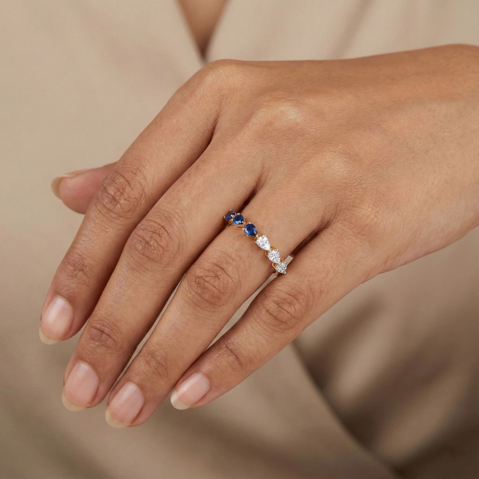 Yellow Gold Diamond Ring thumbnail 3