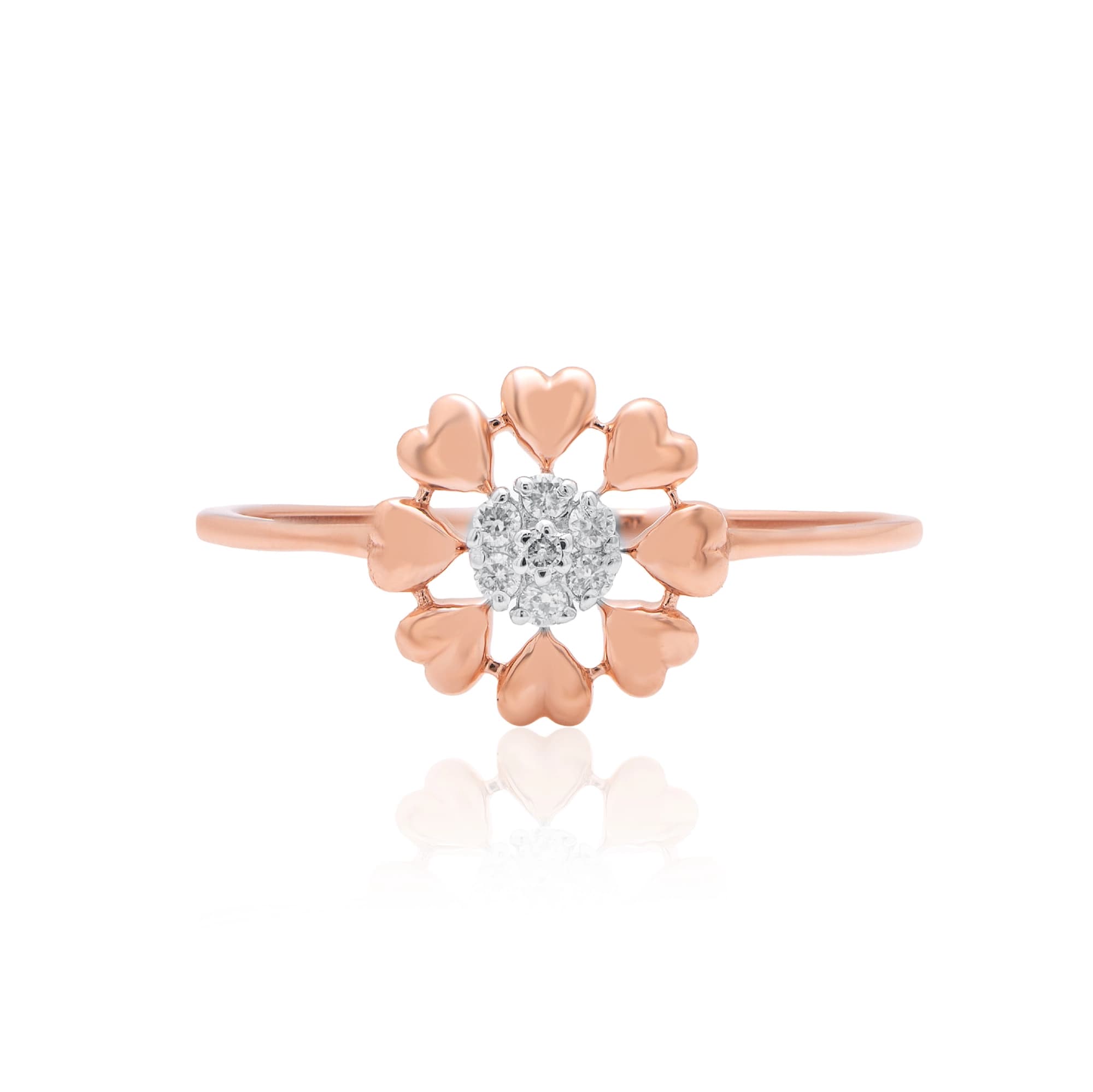 Rose Gold Diamond Ring