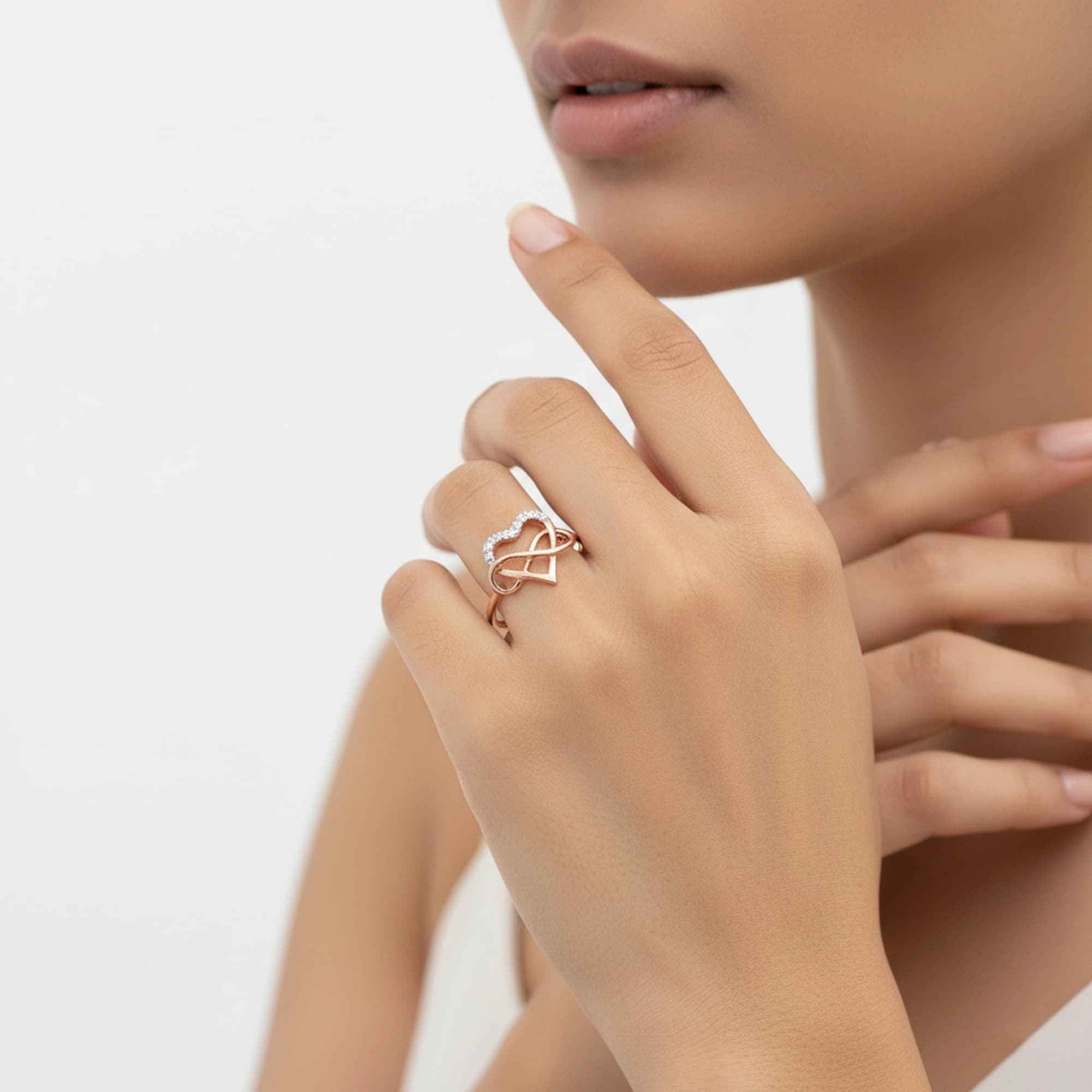 Rose Gold Diamond Ring thumbnail 3