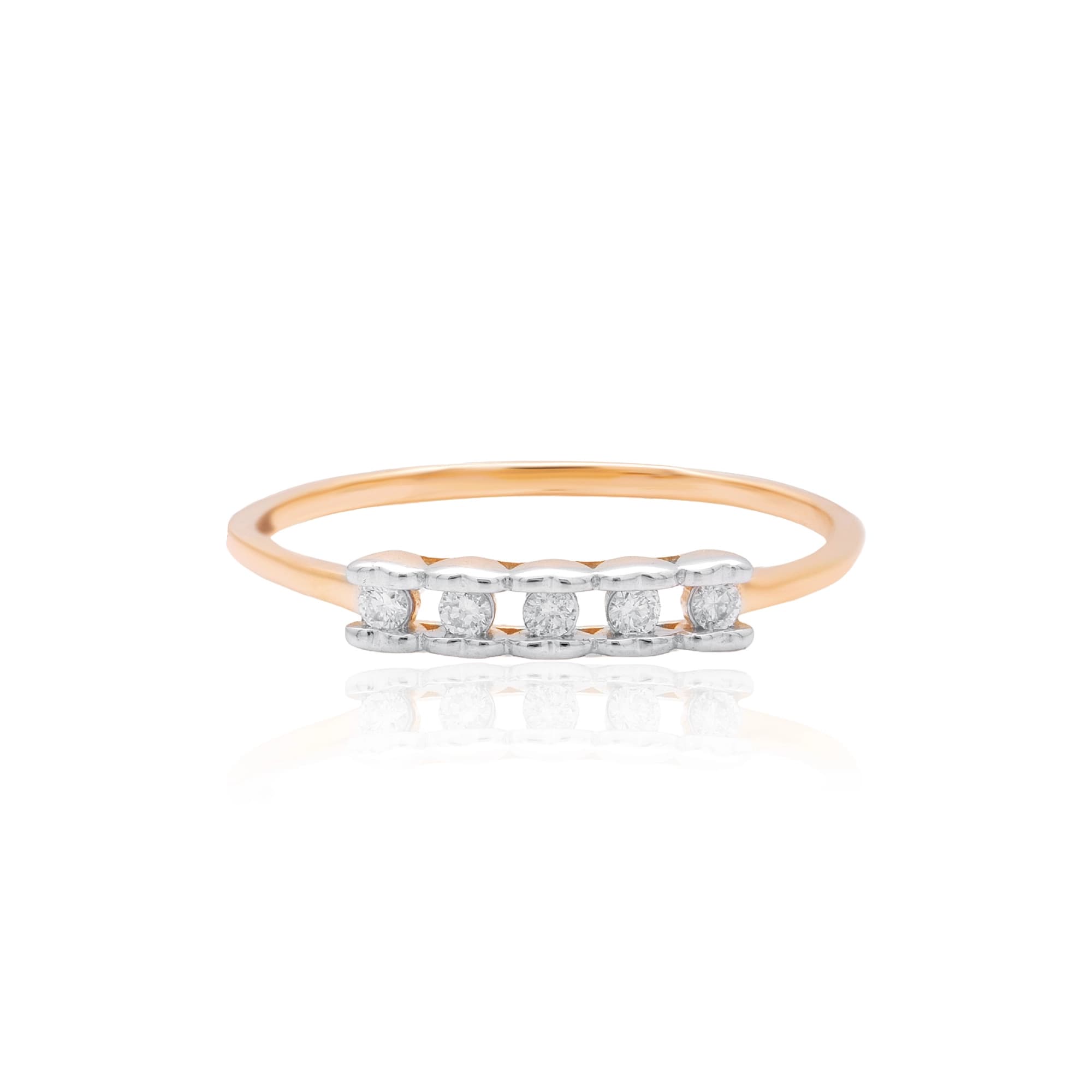 Rose Gold Diamond Ring thumbnail 2