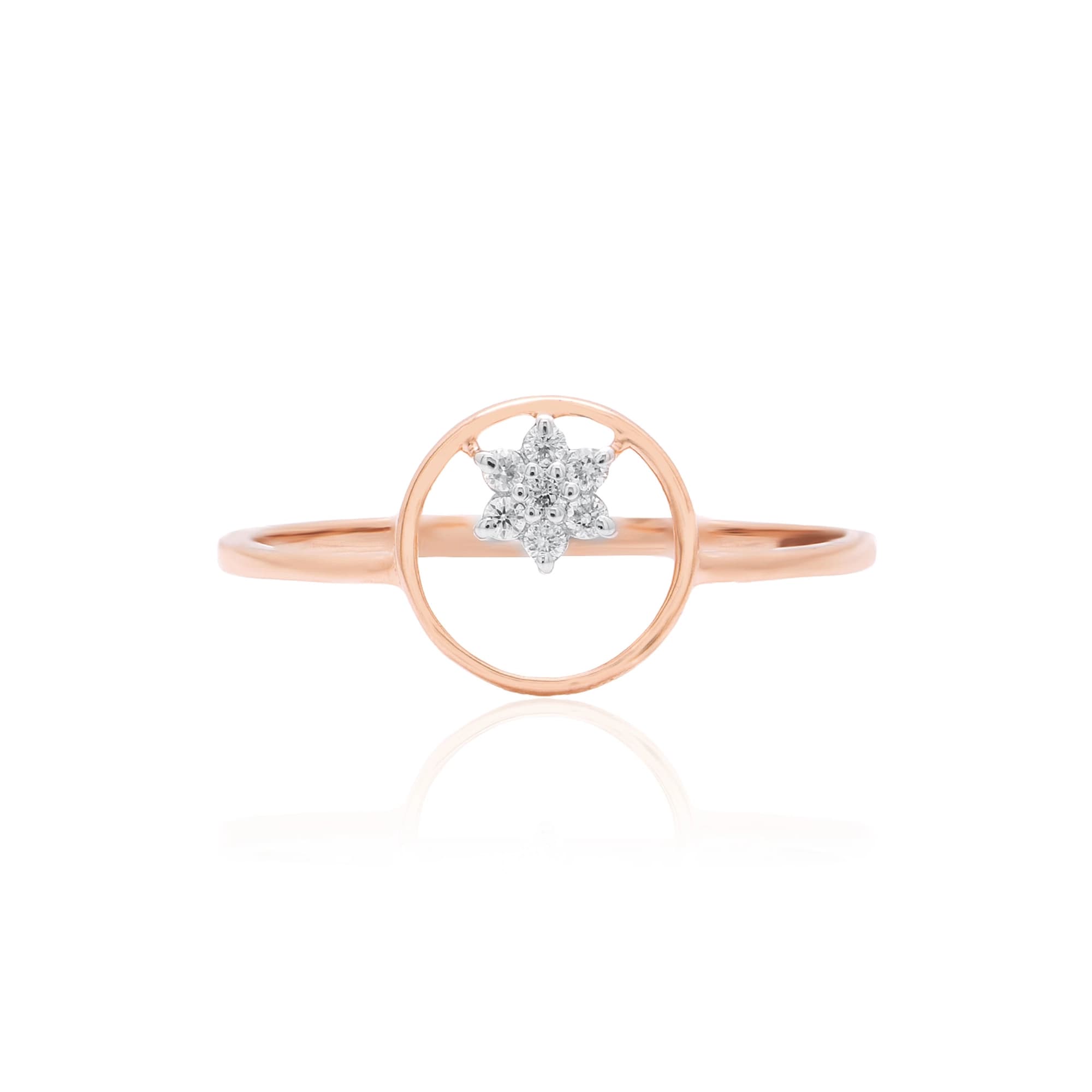 Rose Gold Diamond Ring thumbnail 2