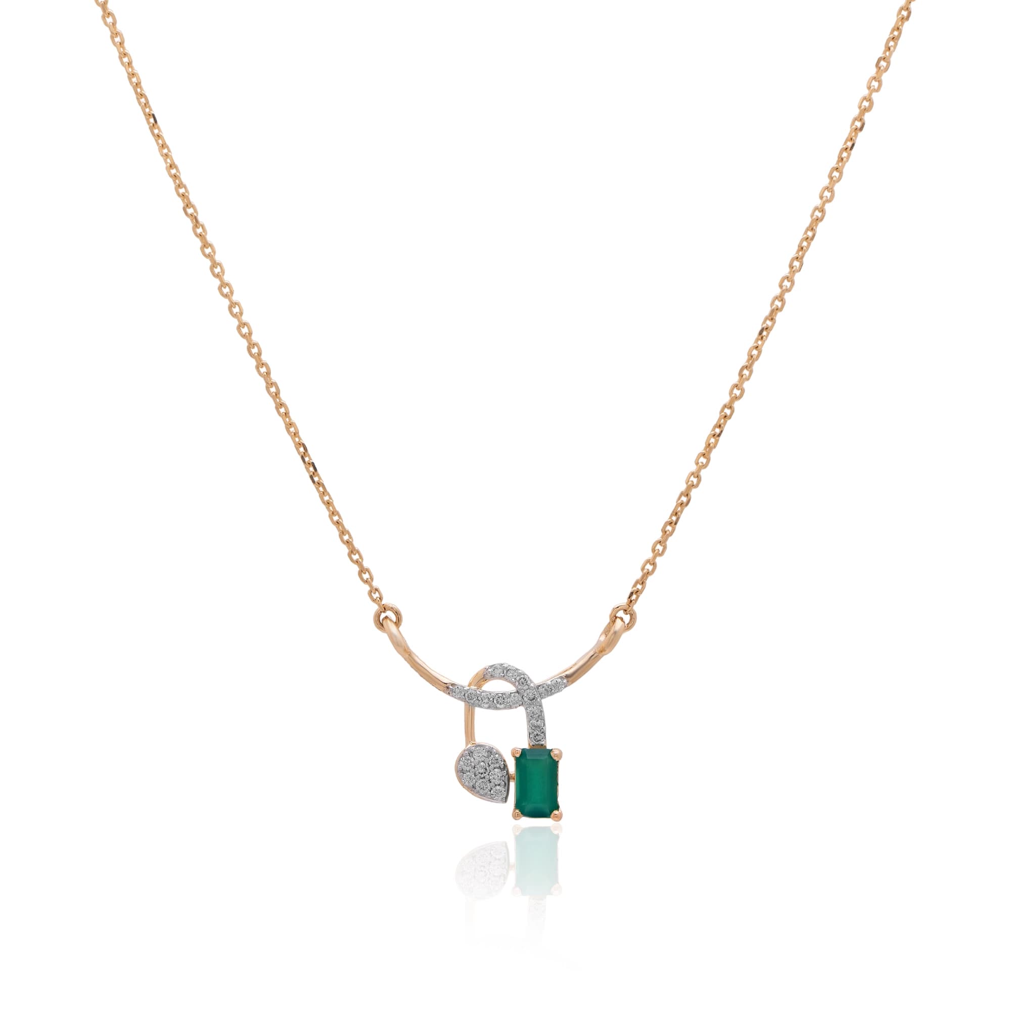 Yellow Gold Diamond Necklace