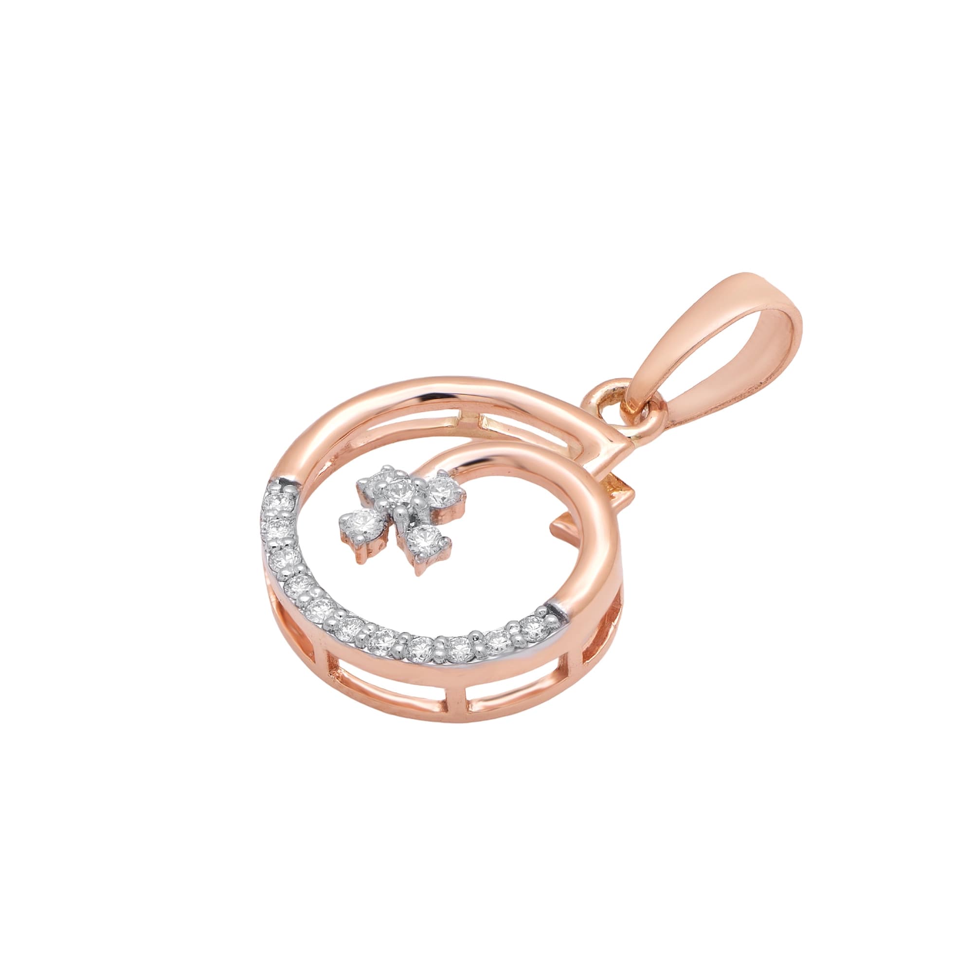 Yellow Gold Diamond Pendant thumbnail 2