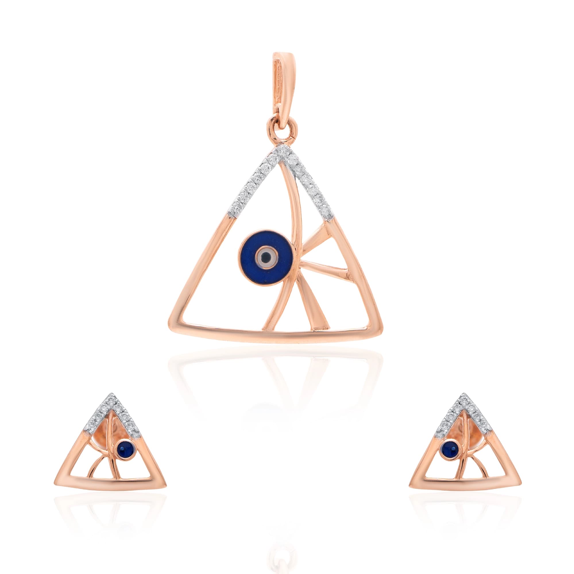 Rose Gold Diamond Pendant thumbnail 3