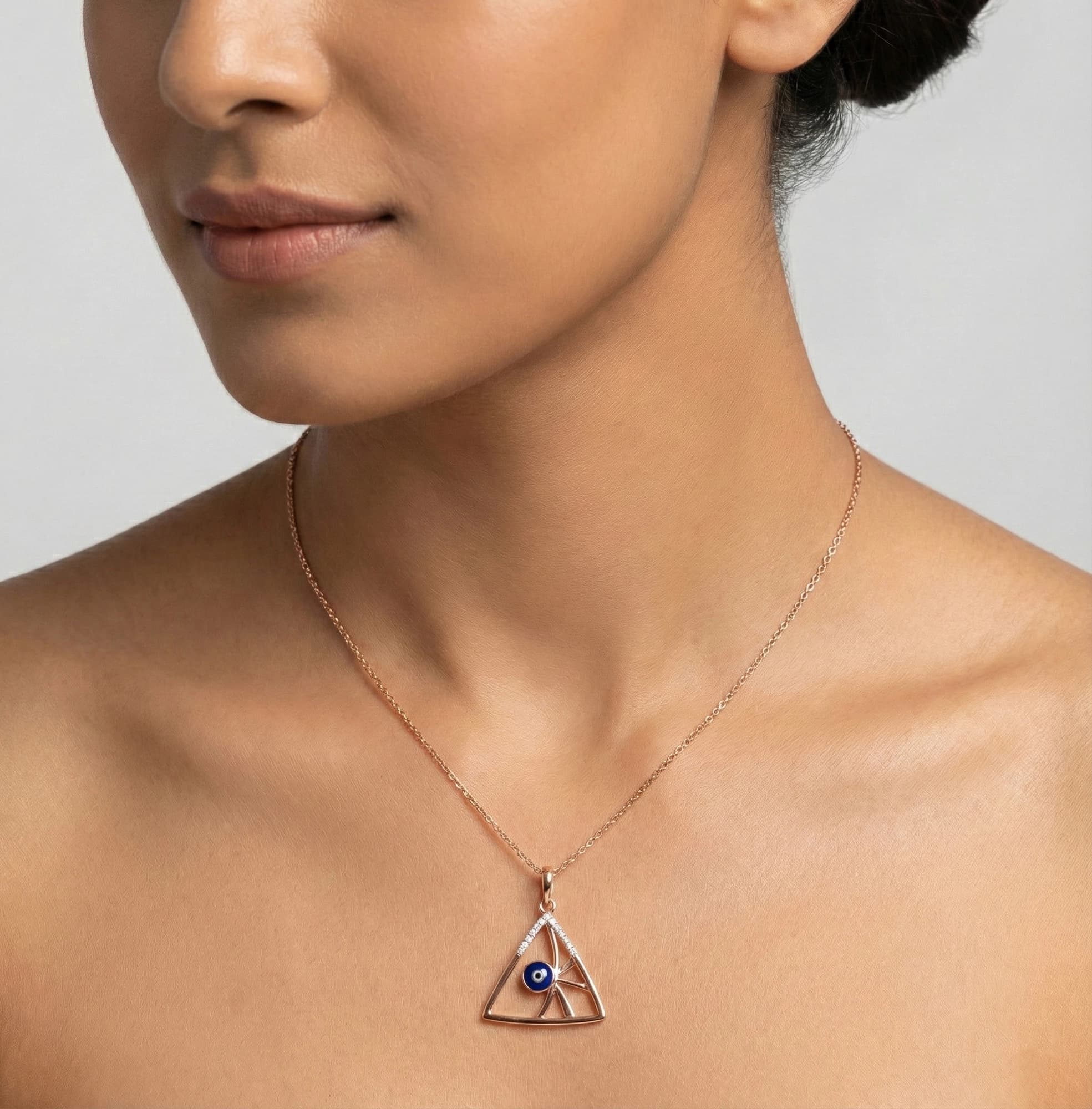 Rose Gold Diamond Pendant thumbnail 4