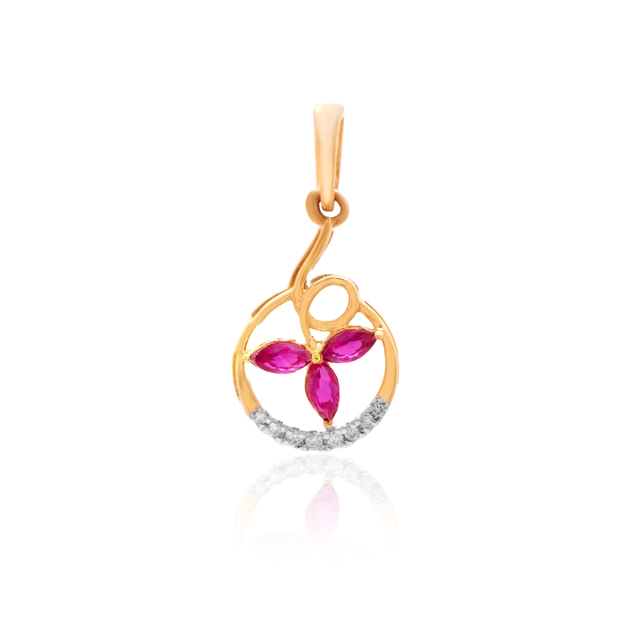 Yellow Gold Diamond Pendant