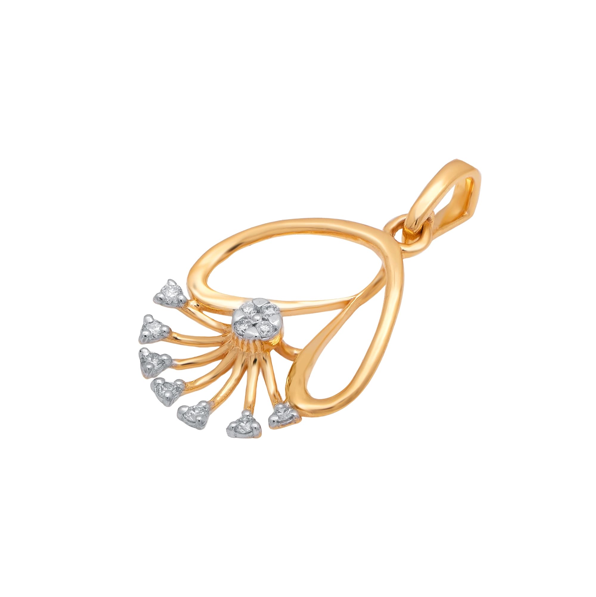 Rose Gold Diamond Pendant
