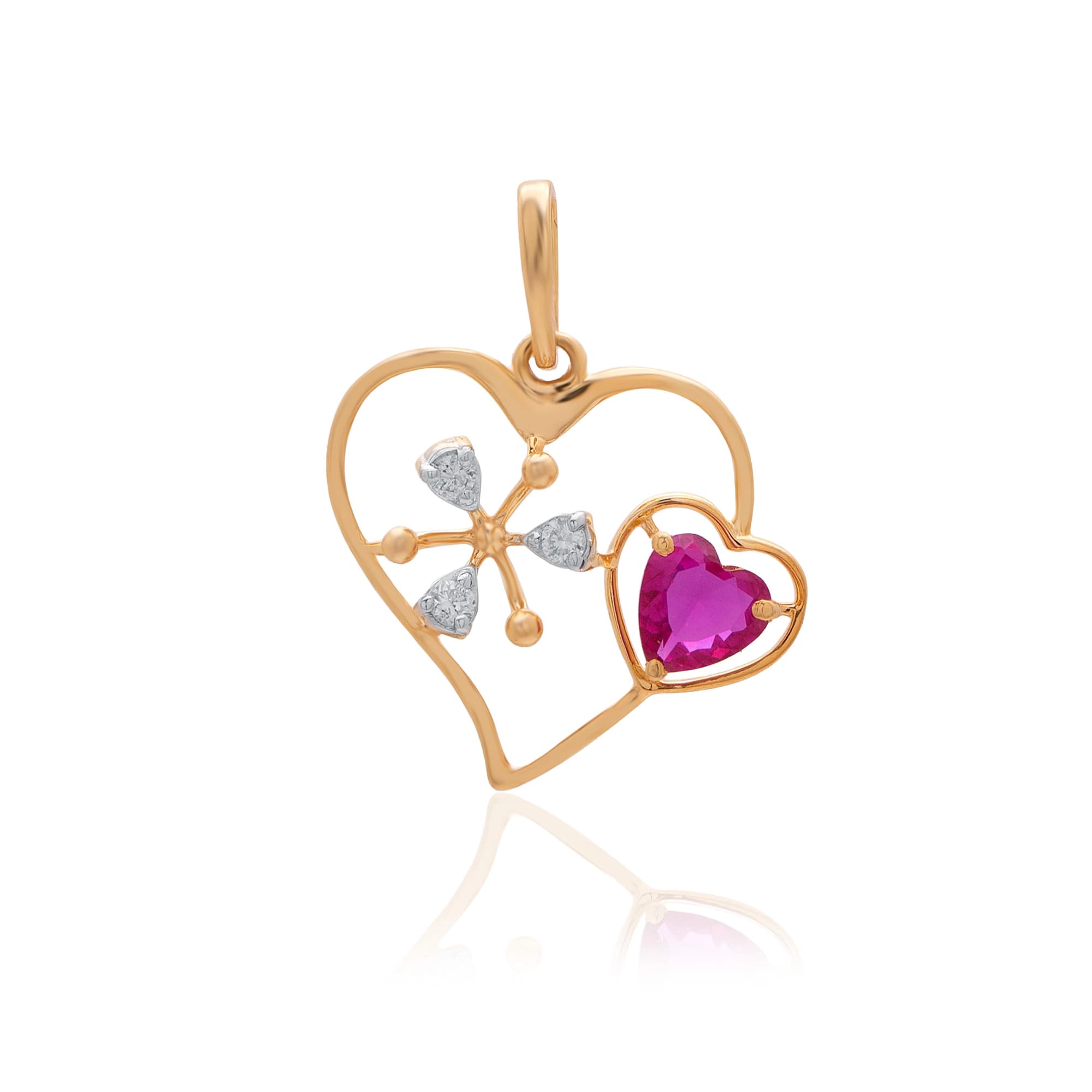 Rose Gold Diamond Pendant