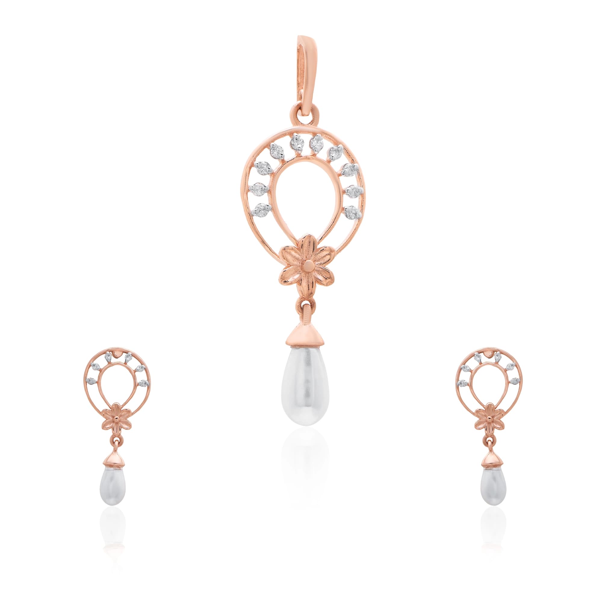 Rose Gold Diamond Pendant thumbnail 3