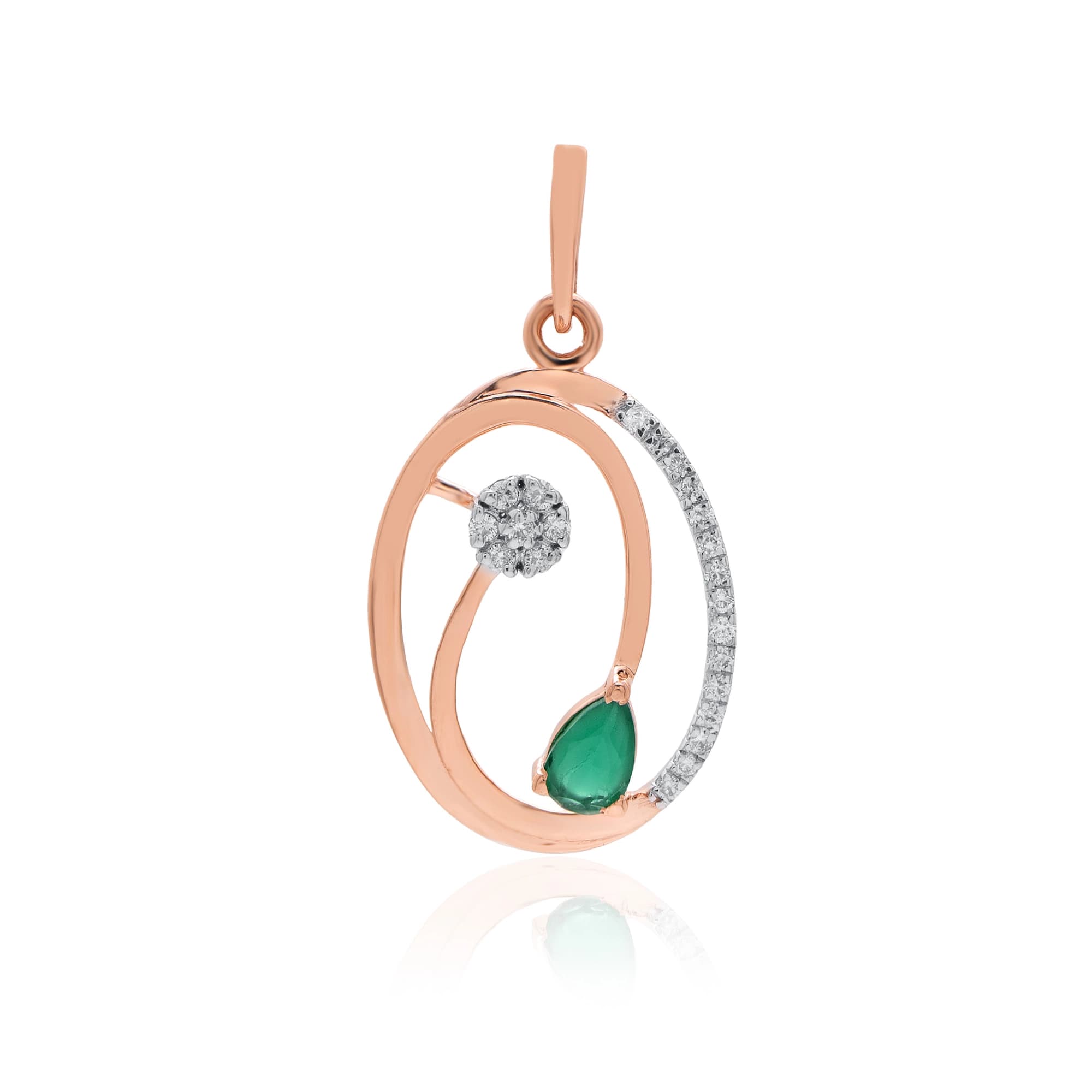 Rose Gold Diamond Pendant