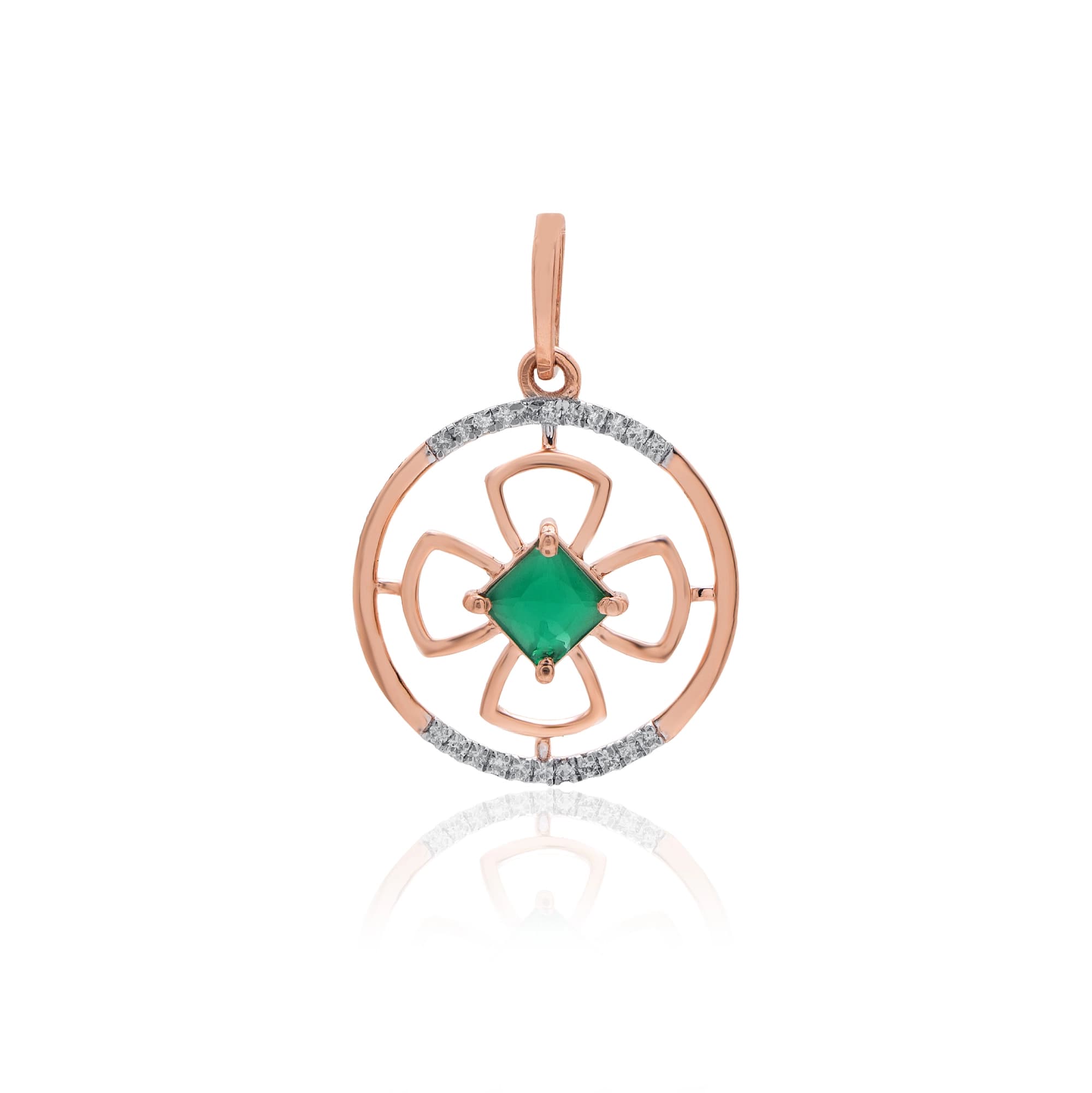Rose Gold Diamond Pendant