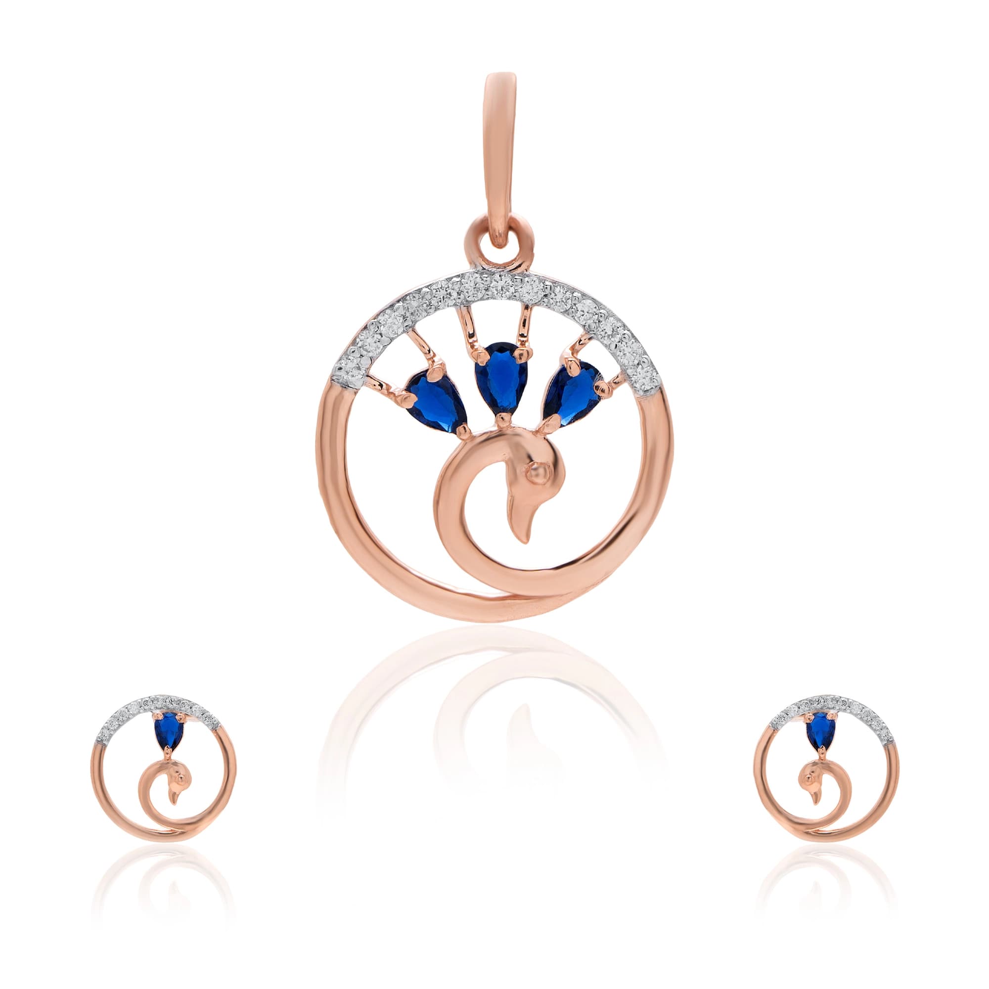 Rose Gold Diamond Pendant thumbnail 3