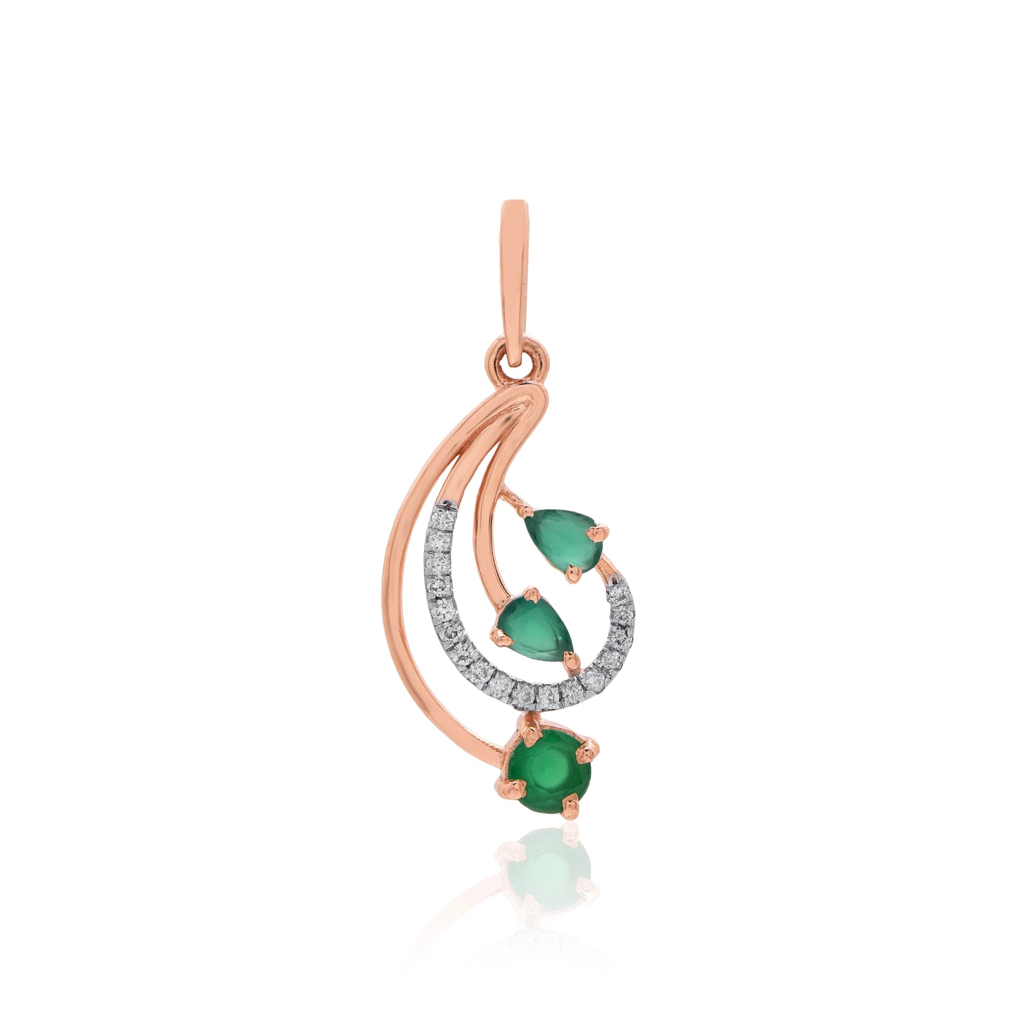 Rose Gold Diamond Pendant thumbnail 2