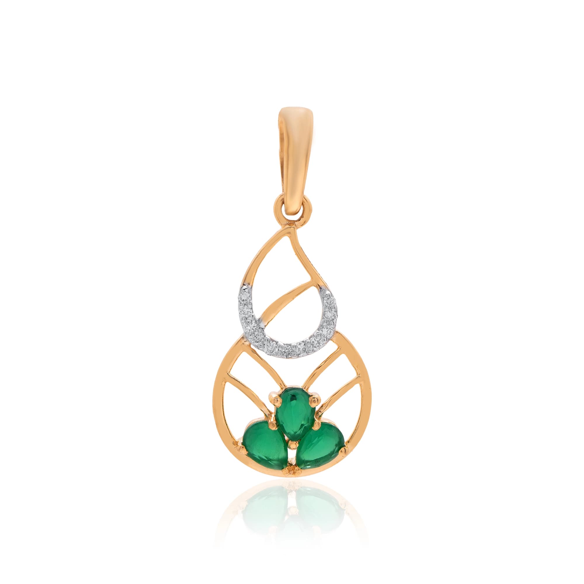 Yellow Gold Diamond Pendant