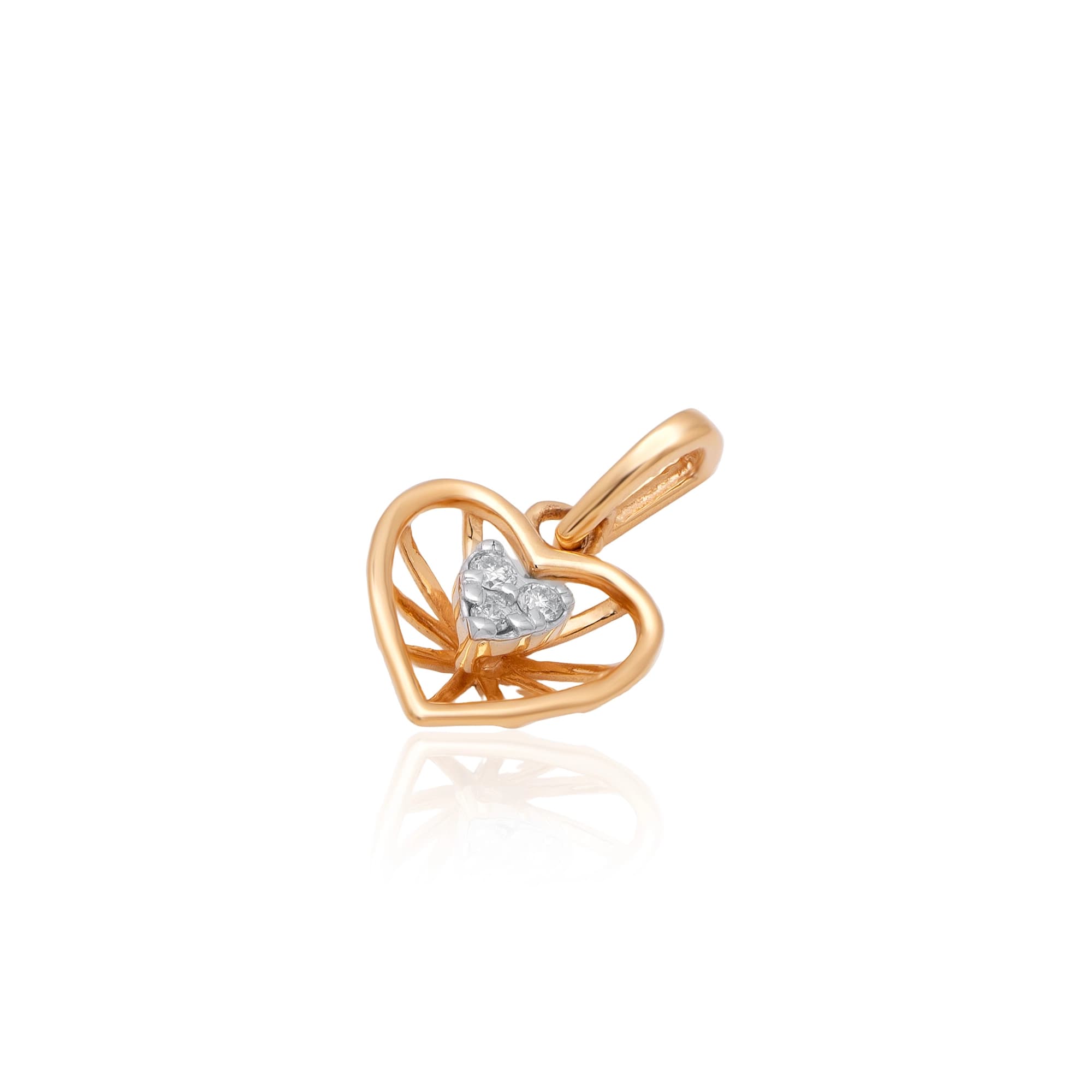 Yellow Gold Diamond Pendant thumbnail 2