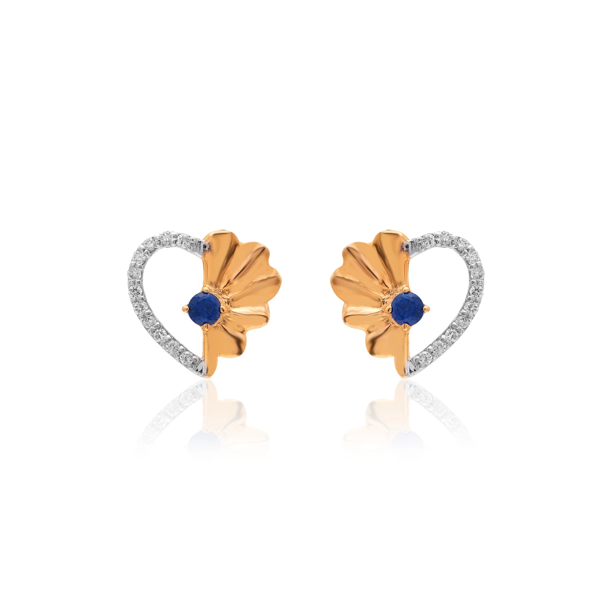 Rose Gold Diamond Earrings thumbnail 2