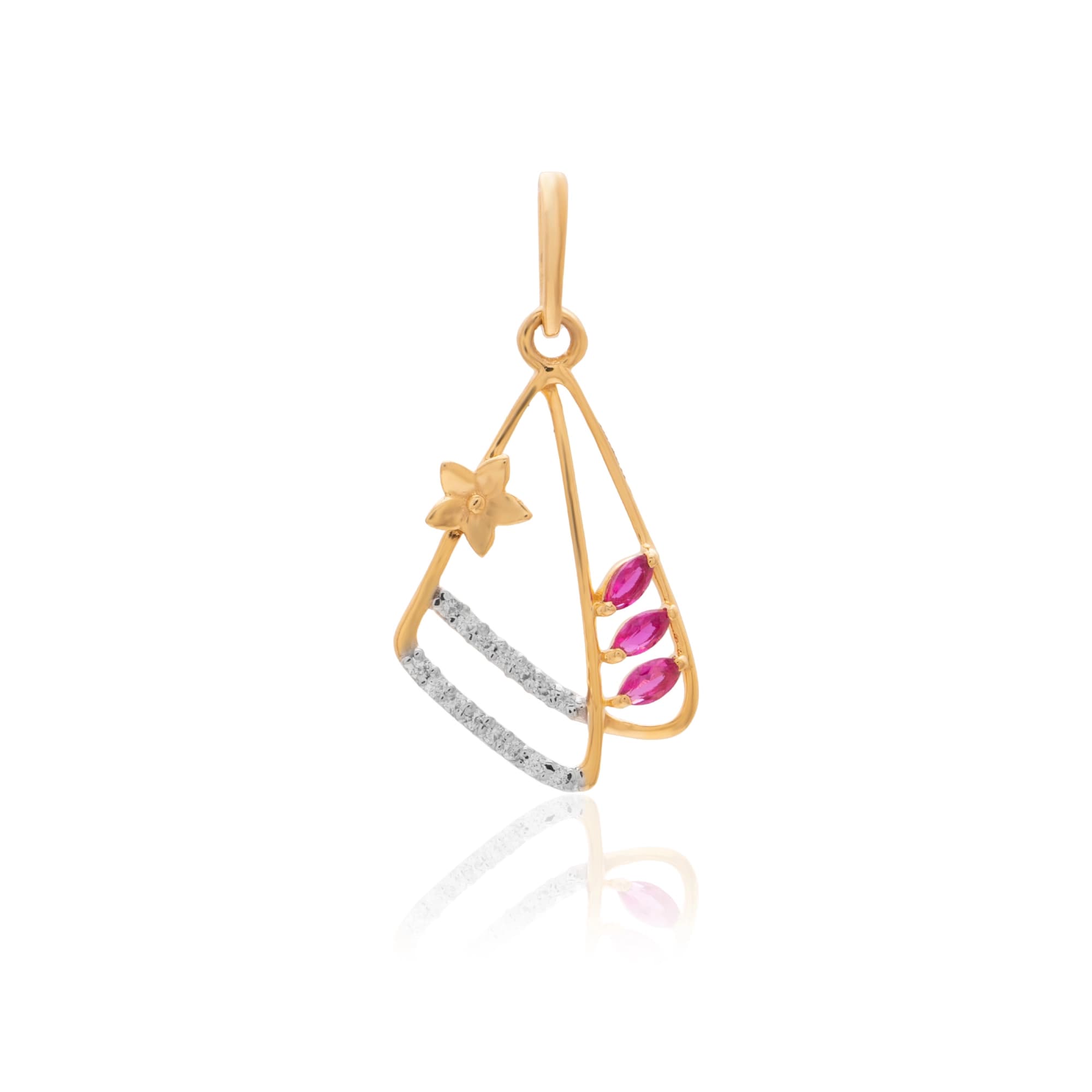 Yellow Gold Diamond Pendant