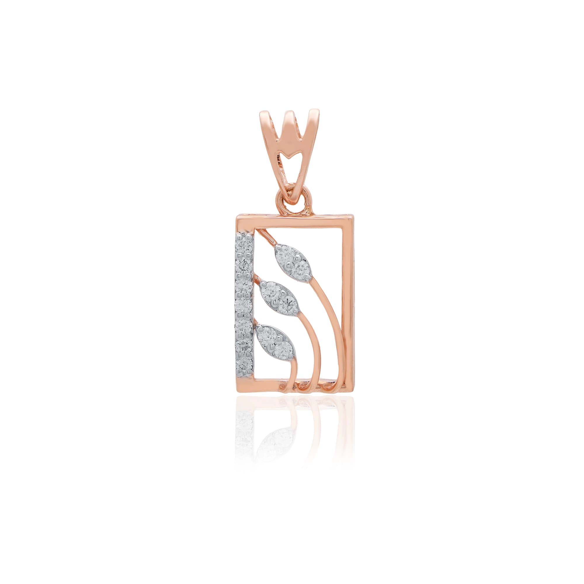 Rose Gold Diamond Pendant